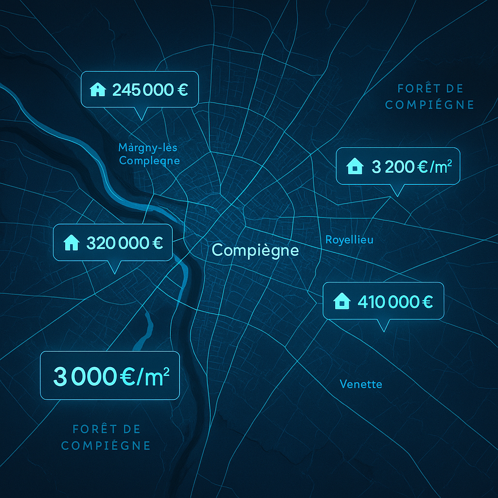 Prix au m² à Compiègne (guide 2025)