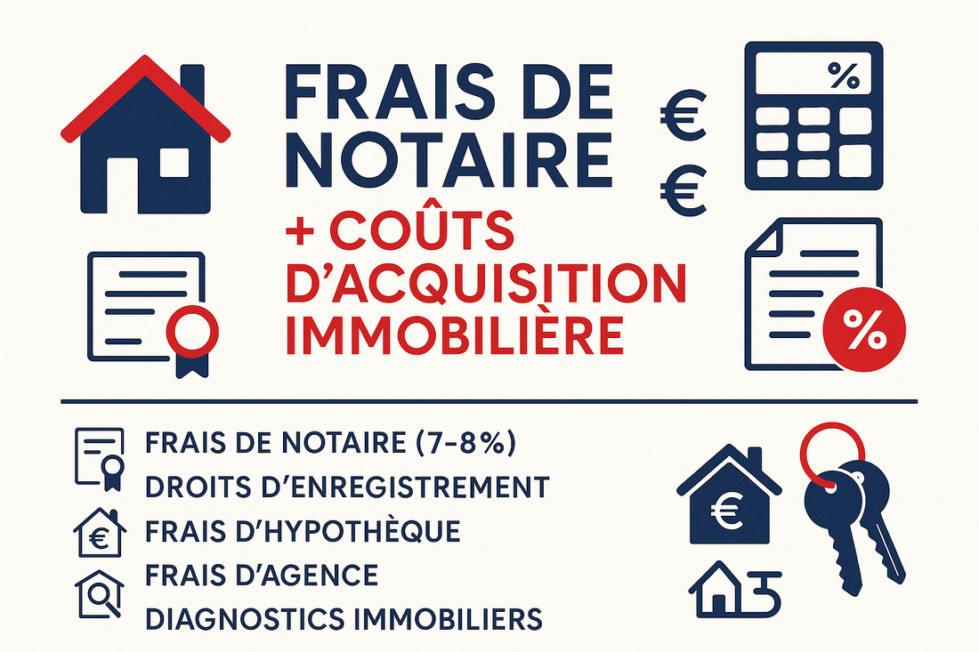 Frais de notaire et coût à prévoir